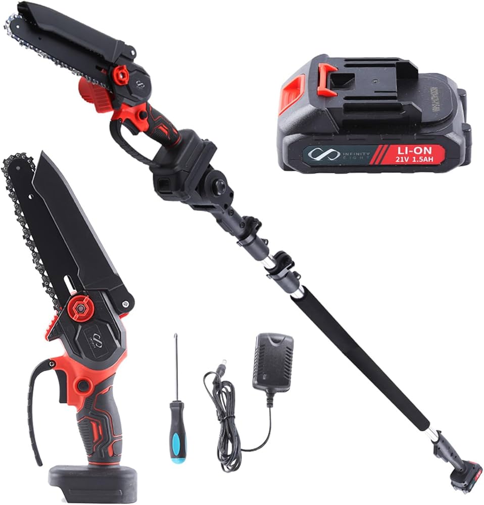 たかえだ 電動 チェーンソー 充電式 8インチ 高枝 ハサミ 枝切り 楽天市場】【2025新型】Supstableたかえだ電動チェーンソー8